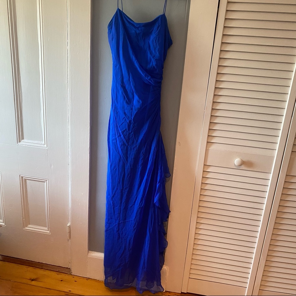 Niki 90s vintage blue gown size 8